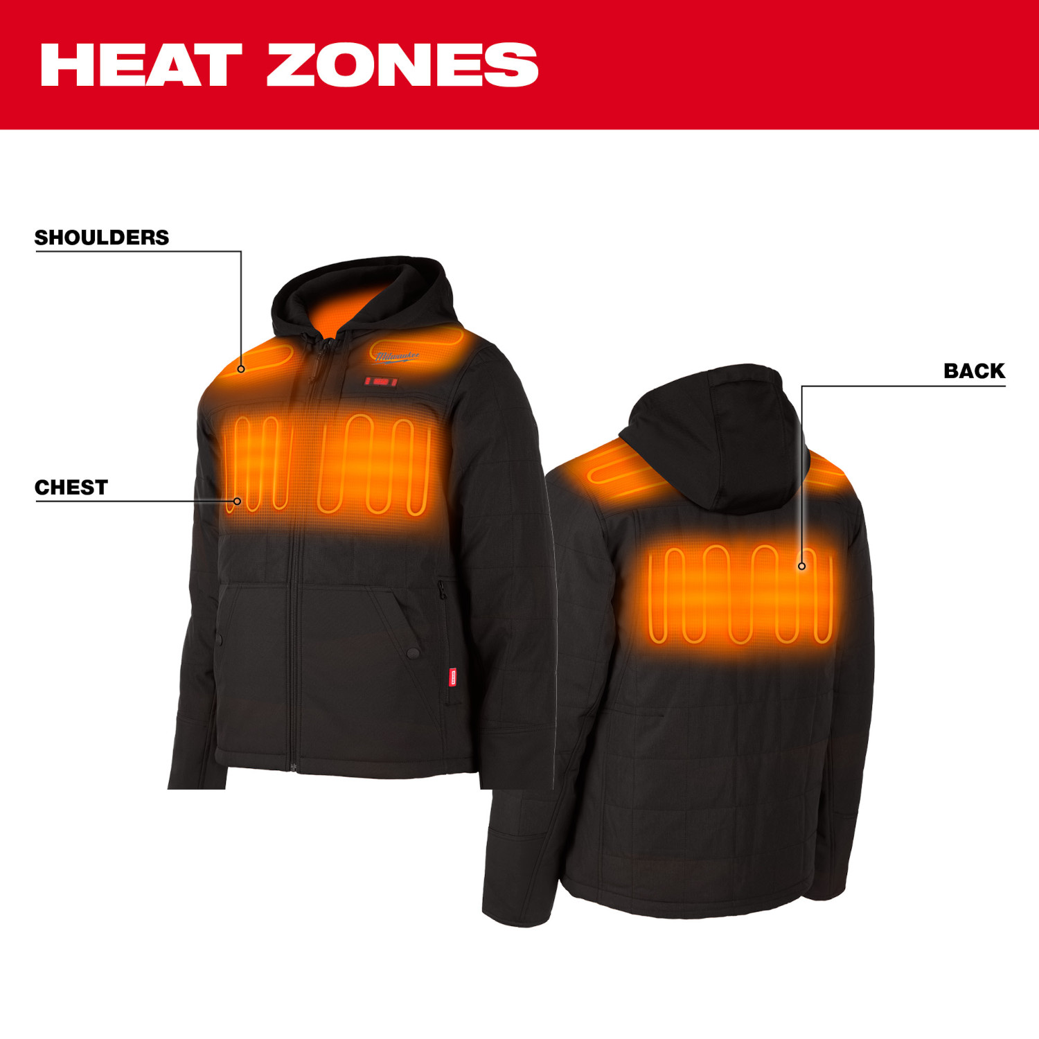 Milwaukee M12 AXIS Heated Hooded Jacket Kit from GME Supply